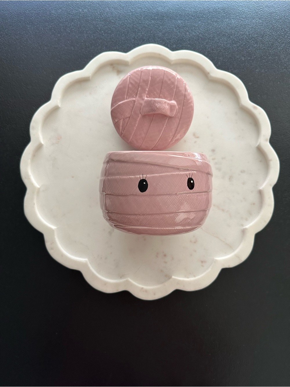 Pink Mummy Ceramic Decorative Jar